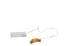LED SHINE LIGHT CHAIN 40LED TIMER EXCL BATTERY 195+10CM GOLD