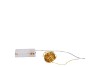 LED SHINE LIGHT CHAIN 100LED TIMER EX BATTERY 495+10CM GOLD