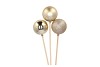 PICK SHINE BALL COZY CHAMPAGNE GLITTER/SHINY/MATT 6X50CM P/3
