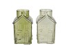 MILLE GREEN VASE HOUSE 13X13X22CM