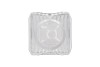 MILLE CLEAR VASE HOUSE 13X13X22CM