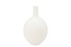 JILL WHITE VASE TUBE 34X34X55CM NM