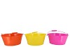 ZINC DUTCH ORANGE MIX BASIC BOWL ASS 34X14X30CM