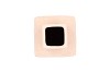 LISBOA PINK VASE CUBE 14X14X25CM NM