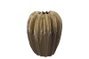 DION BROWN VASE STRUCTURE 17X17X18CM