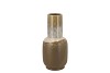 DION BROWN VASE LONG NECK 13X12X25CM