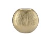 SIFAN GOLD VASE OVAL 24X10X23CM