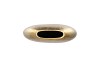 SIFAN GOLD VASE OVAL 24X10X23CM