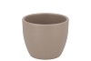 CERAMIC TAUPE MATT POT 10CM