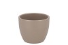 CERAMIC TAUPE MATT POT 11CM