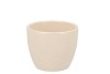 CERAMIC BEIGE STONE POT 7CM