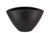 CERAMIC ANTHRACITE MATT POT ORCHID 28X17CM