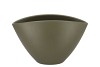 CERAMIC CAPERS GREEN MATT POT ORCHID 28X17CM