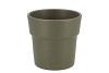 CERAMIC CAPERS GREEN MATT POT ORCHID EDGE 13CM
