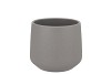 CERAMIC GREY STRUCTURE POT BERLIN 16X14,5CM