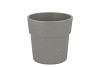 CERAMIC GREY STRUCTURE POT ORCHID EDGE 13CM