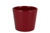 CERAMIC WINE RED SHINY POT 15CM