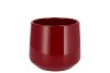 CERAMIC WINE RED SHINY POT BERLIN 13CM