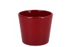 CERAMIC WINE RED SHINY POT 13CM