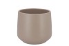CERAMIC TAUPE MATT POT BERLIN 16CM