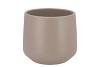 CERAMIC TAUPE MATT POT BERLIN 18CM