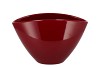 CERAMIC WINE RED SHINY POT ORCHID 28X17CM