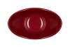 CERAMIC WINE RED SHINY POT ORCHID 28X17CM