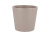 CERAMIC TAUPE MATT POT 13X12CM
