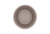 CERAMIC TAUPE MATT POT 13X12CM