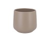 CERAMIC TAUPE MATT POT BERLIN 13CM