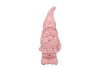 GNOME FLIRTY JASPER PINK W SOUND 11X10X27CM