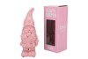 GNOME FLIRTY JASPER PINK W SOUND 11X10X27CM