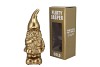 GNOME FLIRTY JASPER GOLD W SOUND 11X10X27CM