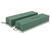 OASIS ECOBASE RAQUETTE 41X11X8.5CM P/2