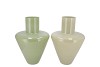 BEAU GREEN ARROW VASE ASS 22X22X30CM