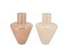 BEAU BROWN ARROW VASE ASS 22X22X30CM