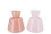 BEAU PINK CONE NECK VASE ASS 25X23CM