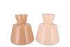 BEAU SAND CONE NECK VASE ASS 25X23CM