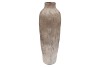 FLORENCE ANTIQUE BRONZE WHITE VASE LONG 25X25X86CM