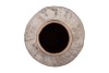 FLORENCE ANTIQUE BRONZE WHITE VASE LONG 21X21X64CM