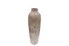 FLORENCE ANTIQUE BRONZE WHITE VASE LONG 16X16X48CM