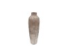 FLORENCE ANTIQUE BRONZE WHITE VASE LONG 12X12X35CM