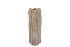 PORTO ANTIQUE GREY VASE TUBE STRUCTURE 15X15X38CM