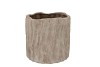 PORTO ANTIQUE GREY POT STRUCTURE 17X17X16CM