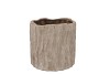 PORTO ANTIQUE GREY POT STRUCTURE 14X14X12CM