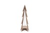 RUSTY SAND TREE WITH CANDLE HOLDER 17X16X35CM