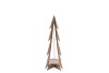 RUSTY SAND TREE WITH CANDLE HOLDER 14X12X25CM