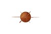 RUSTY RUST ANGEL WITH CANDLE HOLDER 13X10X26CM