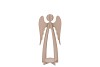 RUSTY SAND ANGEL WITH CANDLE HOLDER 13X10X26CM