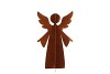 RUSTY RUST ANGEL DECO 17X8X28CM